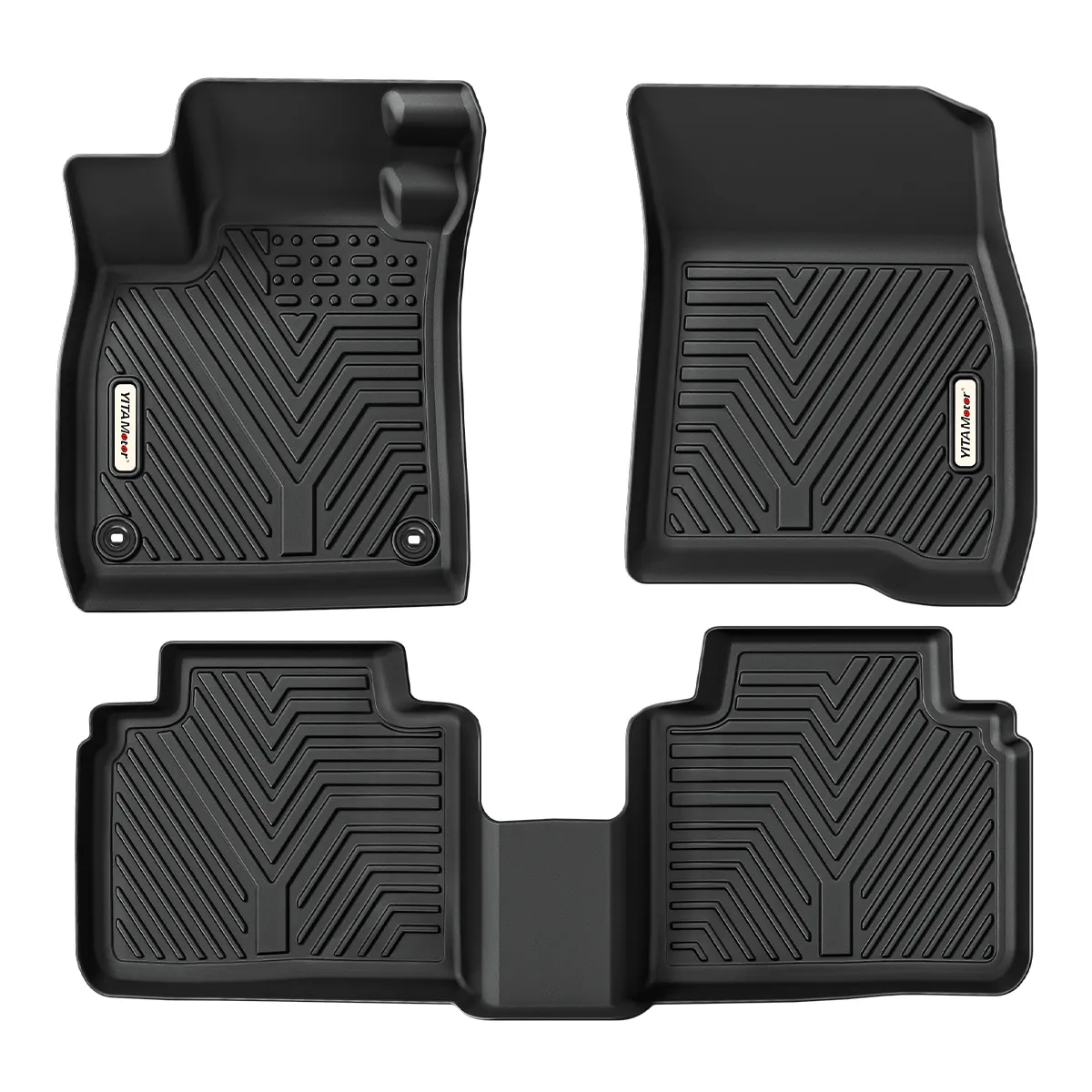 Floor Mats Compatible with Honda Accord 2023-2026 (Include Hybrid), All-Weather Compatible with Accord Car TPE Floor Mats & Cargo Trunk Liners