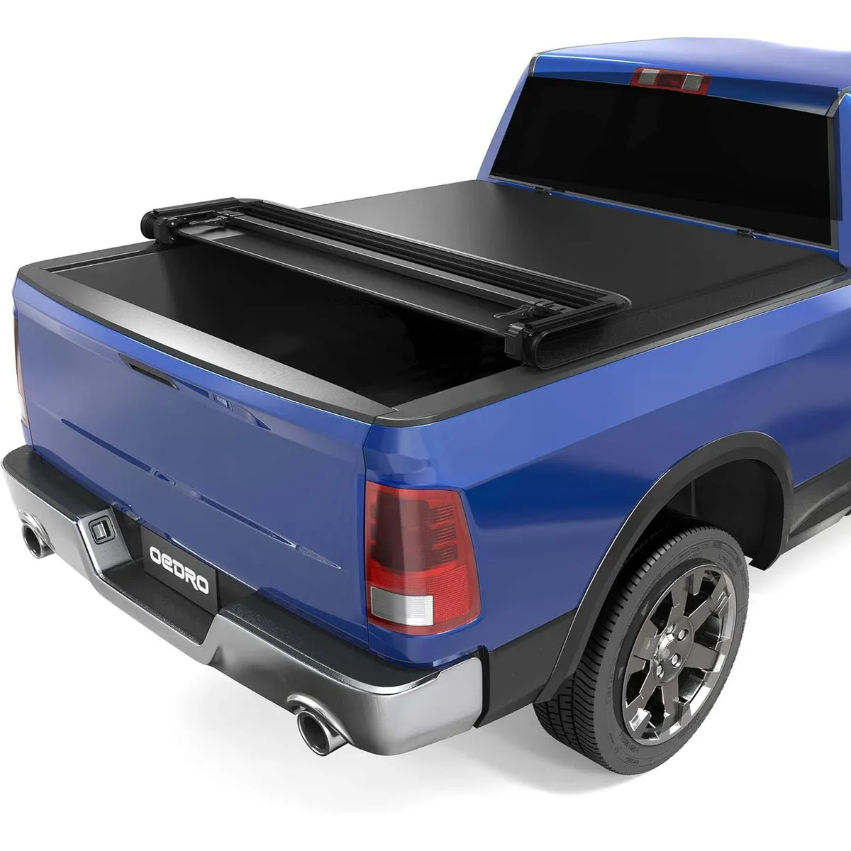 OEDRO 5.6Ft Soft Quad Fold Truck Bed Tonneau Cover for 2009-2025 Dodge Ram 1500 (Inclu. Classic & New Models ) w/o Ram Box