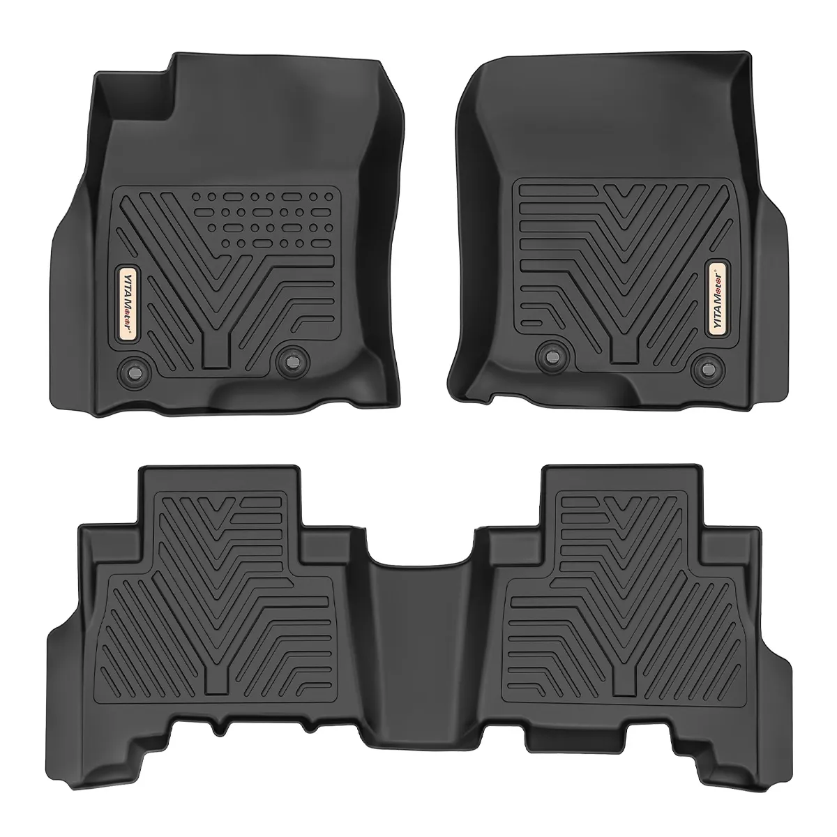 YITAMOTOR® Floor Mats for Lexus GX460 Toyota 4Runner All Weather Rubber Waterproof Liners Protection