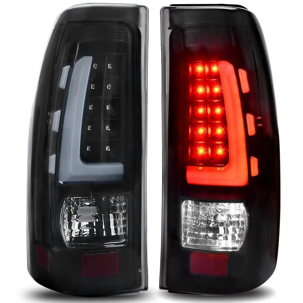 YITAMOTOR® LED Tail lights for 1999-2007 Chevy Silverado / 1999-2002 GMC Sierra