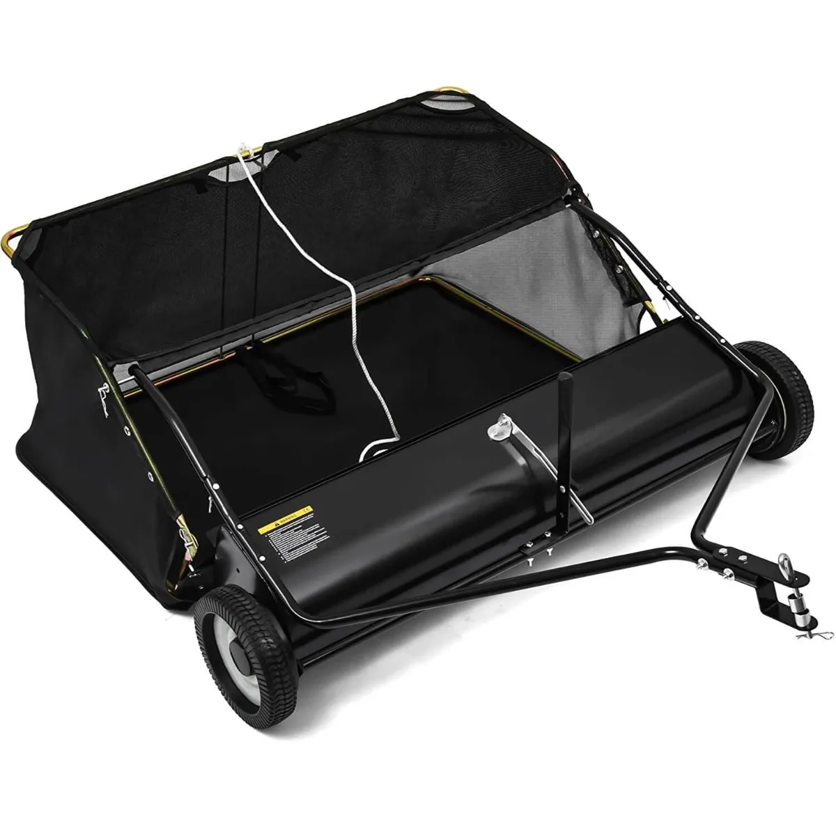 YITAMOTOR® 42" Tow Behind Lawn Sweeper Leaf Collector Sweeper for Lawn