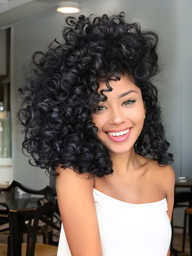 UNice Funmi Curly Tight & Neat Human 1 Bundle Virgin Hair Natural Color