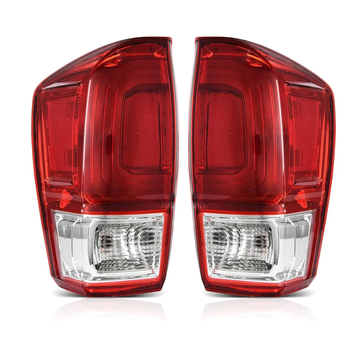YITAMOTOR® Rear Taillight Tail Lamp Brake Lamp Compatible With 2016-2022 Tacoma OE Replacement - Passenger and Driver Side(Left and Right)