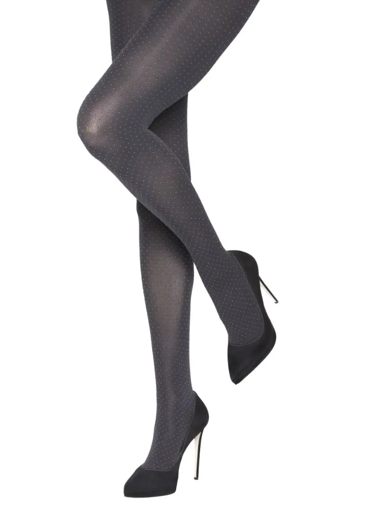 Charnos Opaque Two Tone Spot Tights