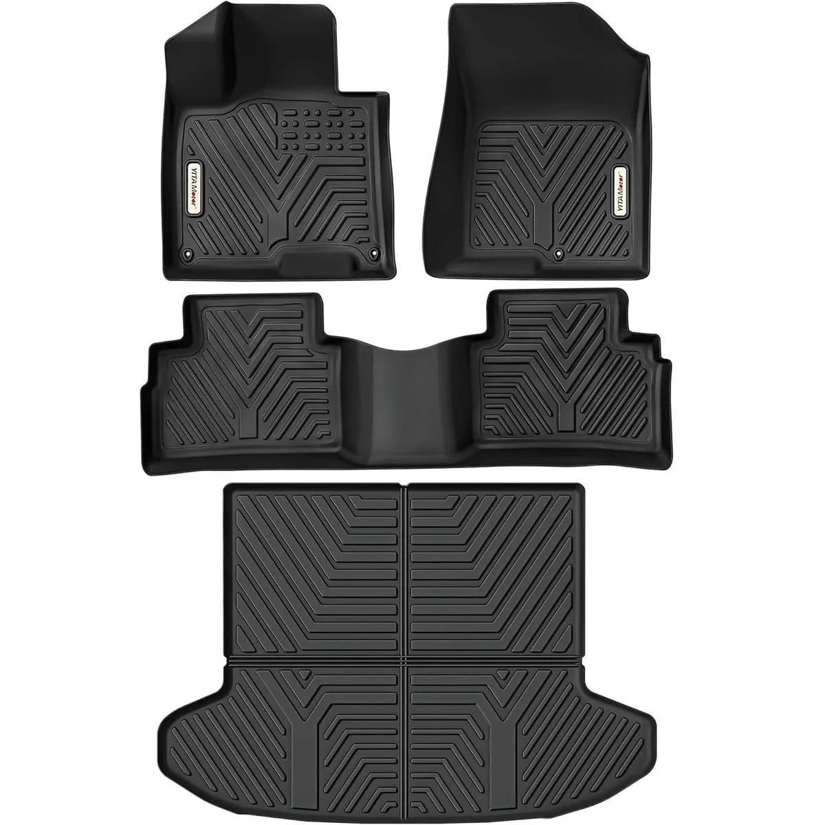 2023-2026 Kia Sportage Floor Mats (Non-Hybrid) | Waterproof TPE All-Weather Liners | Anti-Slip Custom Fit Protection