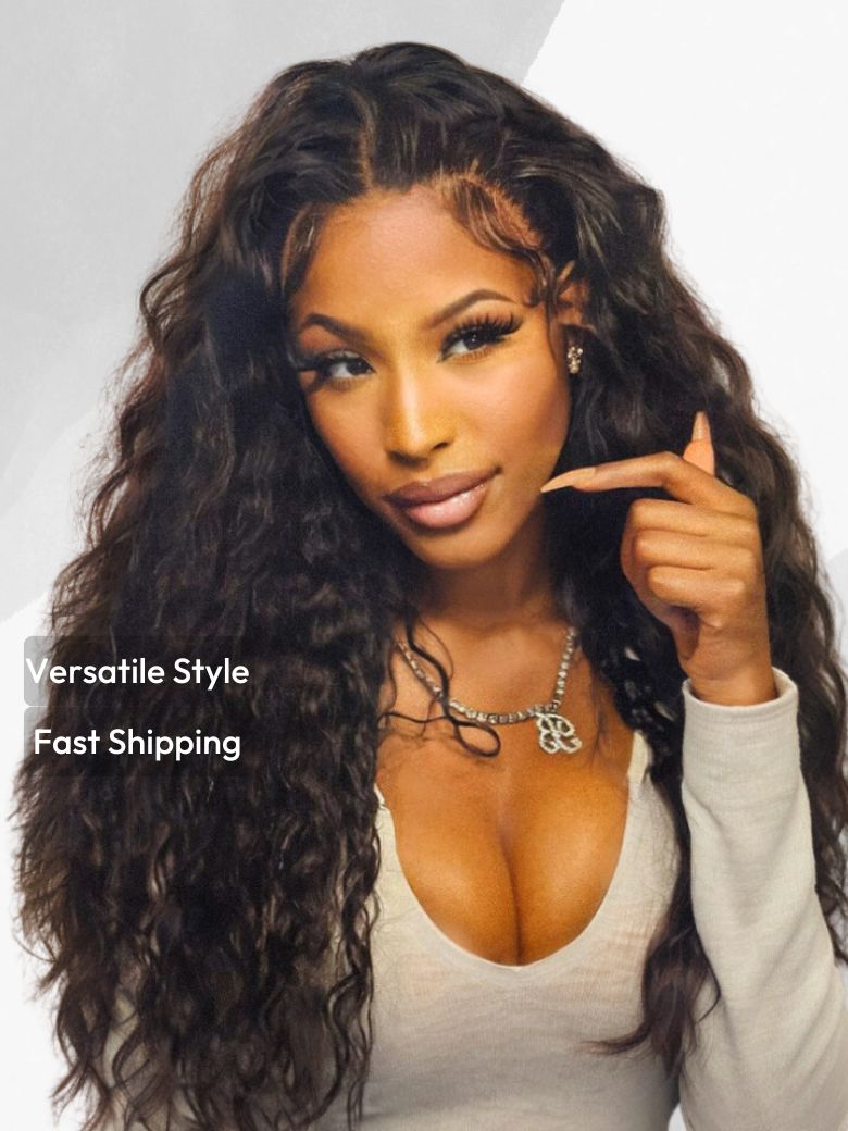 UNice 13x4 Pre-Everything Lace Frontal Super Secure Water Wave Wig Real Ear To Ear Wig