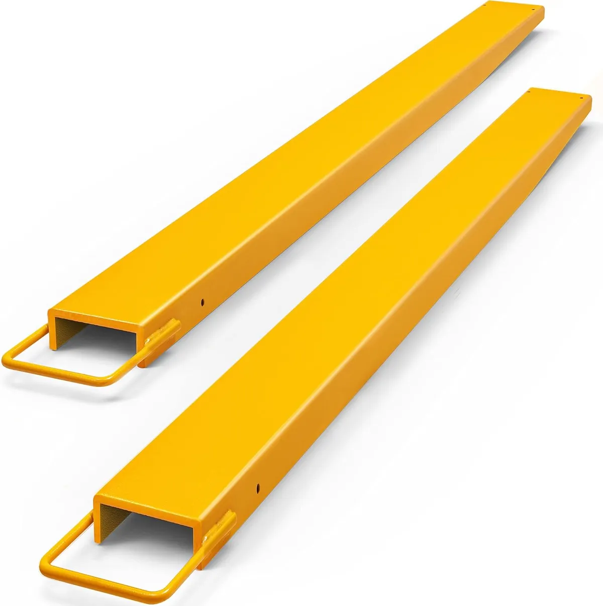Pair 96" Length 4.5" Wide Forklift Extension Pallet Forks High Tensile Steel