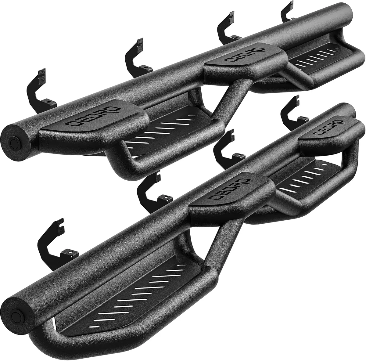 OEDRO Wheel to Wheel Running Boards Compatible with 2019-2026 Chevy Silverado/GMC Sierra 1500 Crew Cab, 2020-2025 2500HD 3500HD