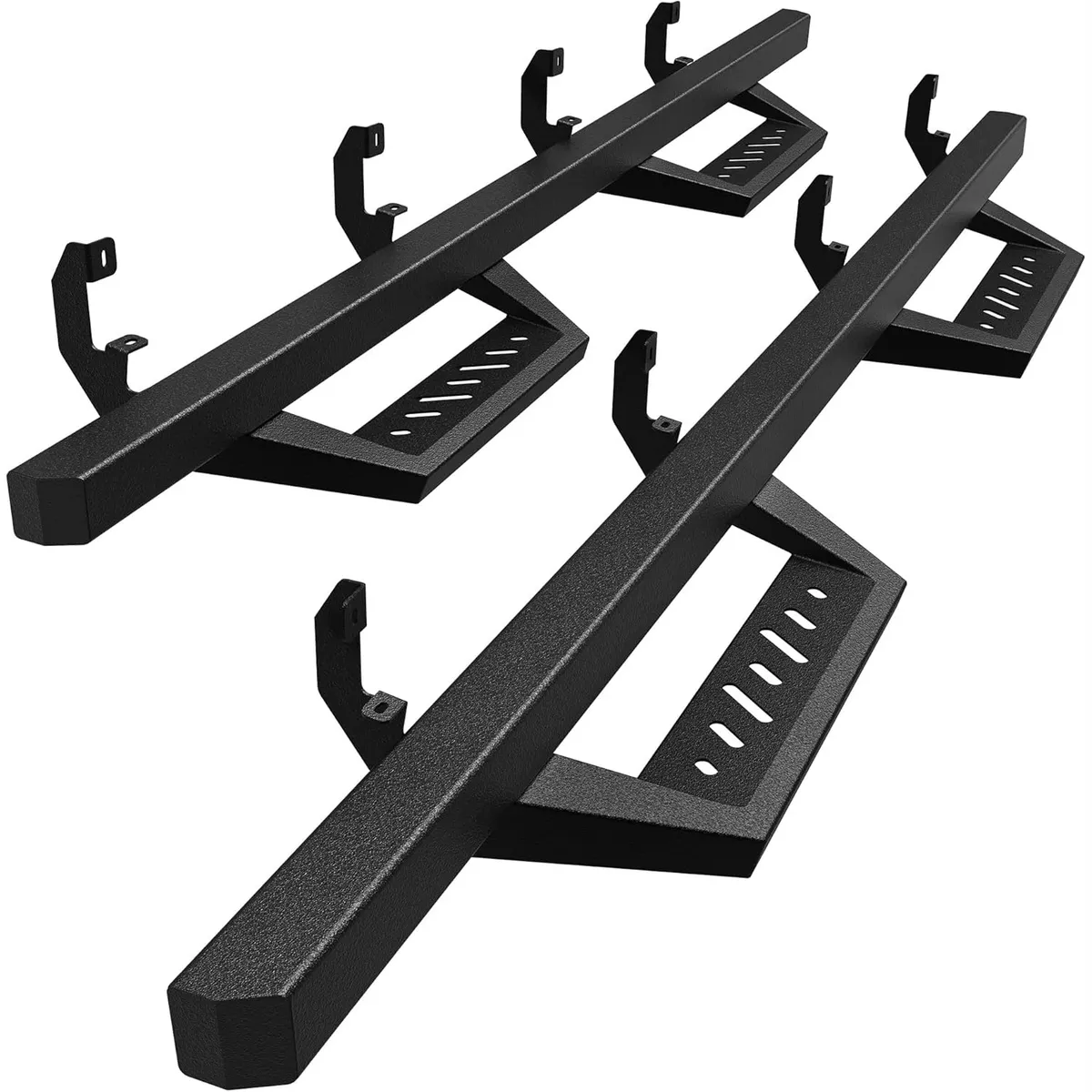 OEDRO Running Boards Compatible with 2019-2025 Chevy Silverado/GMC Sierra 1500 Crew Cab, 2020-2025 2500HD 3500HD, Drop Down Side Steps Rails