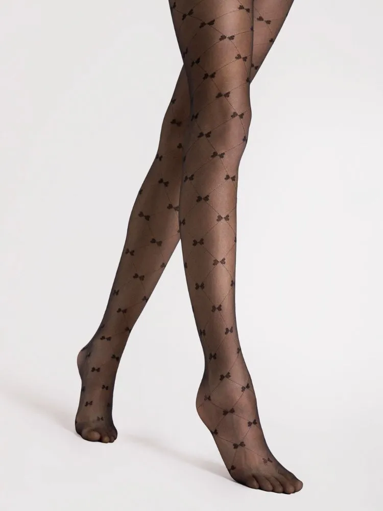 Fiore Ribbon 20 Fashion Tights