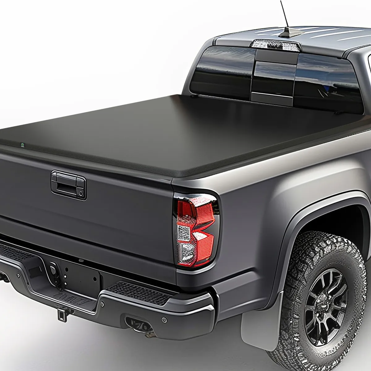 Soft Quad-fold Truck Bed Tonneau Cover Compatible with 2019-2026 Chevy Silverado/GMC Sierra 1500 New Body Style 6.6 ft Bed