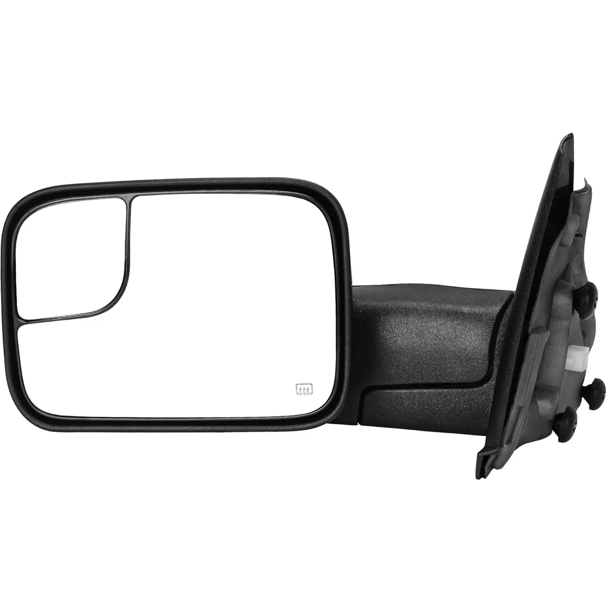 YITAMOTOR Left Driver Side Towing Mirror for 2002-2008 Dodge Ram 1500/2500/3500 | Power Heated & Manual Folding