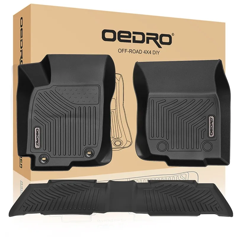 OEDRO Floor Mats for 2013-2018 Toyota RAV4 Standard Models, All-Weather Guard Full Set Liners
