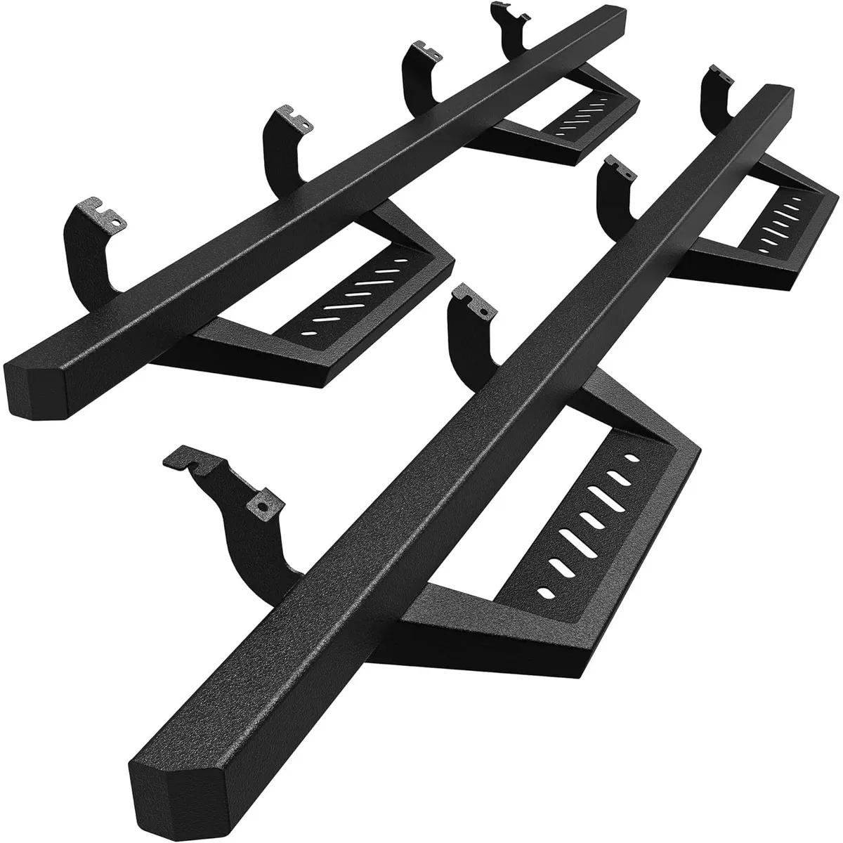 OEDRO Drop Down Running Boards Compatible with 2022-2026 Toyota Tundra CrewMax Cab 4 Full Size Doors, Black Powder Coated Nerf Bar Steps