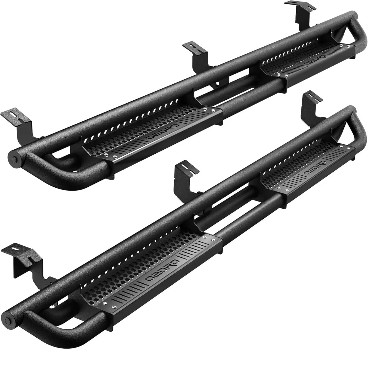 OEDRO® 6 inch Running Boards Compatible with 2005-2023 Toyota Tacoma Double Cab, Upgraded Paintable Side Steps, Black Textured Heavy Duty Truck Nerf B