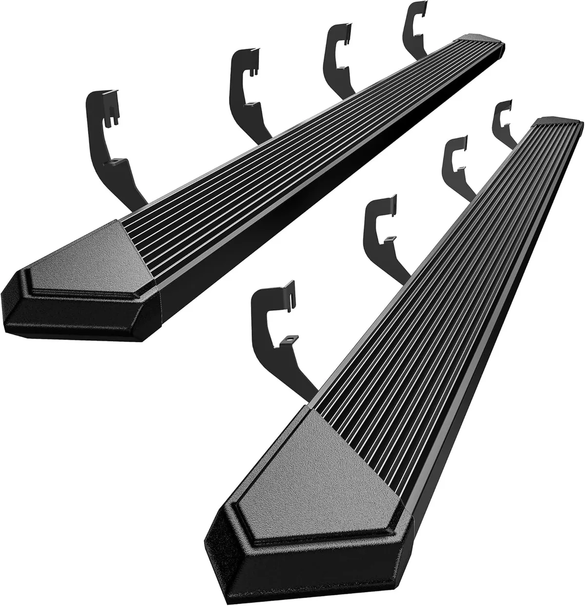 YITAMOTOR 6" Black Running Boards for 2007-2018 Chevy Silverado 1500 & GMC Sierra 1500/2500HD/3500HD Crew Cab | Nerf Bars