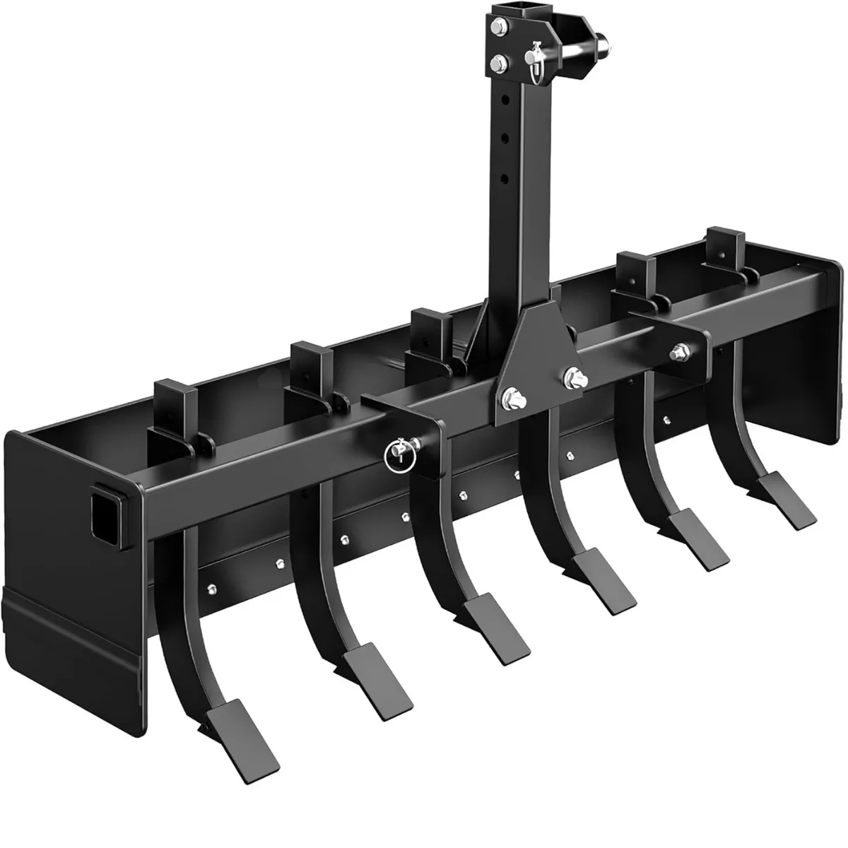 YITAMOTOR® 1 Cat 0 Scarifier Shank 55" Box Blade Tractor Attachment, Black