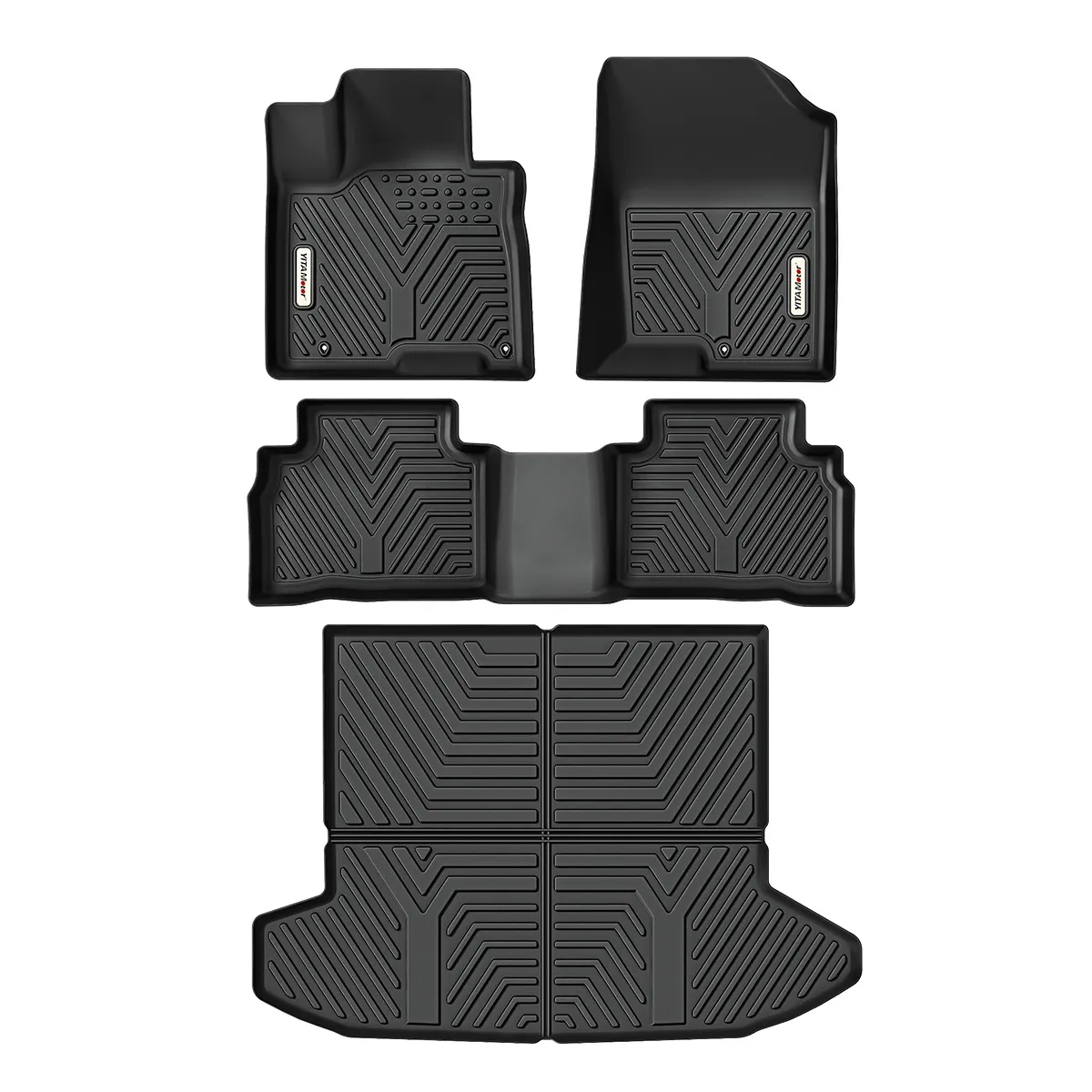 YITAMOTOR® Black Floor Mats for 2022-2026 Hyundai Tucson(NOT for Hybrid)