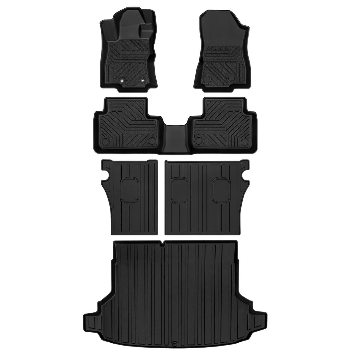 YITAMOTOR All-Weather Floor & Trunk Mat Set for 2025 2026 Subaru Forester – Full Coverage