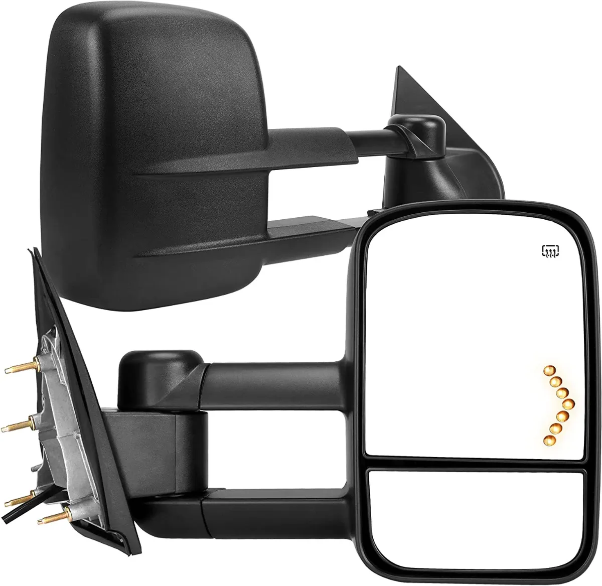 YITAMOTOR® 2014-2018 Chevy Silverado 1500, 2015-2018 GMC Sierra 2500 HD / 3500 HD Towing Mirrors