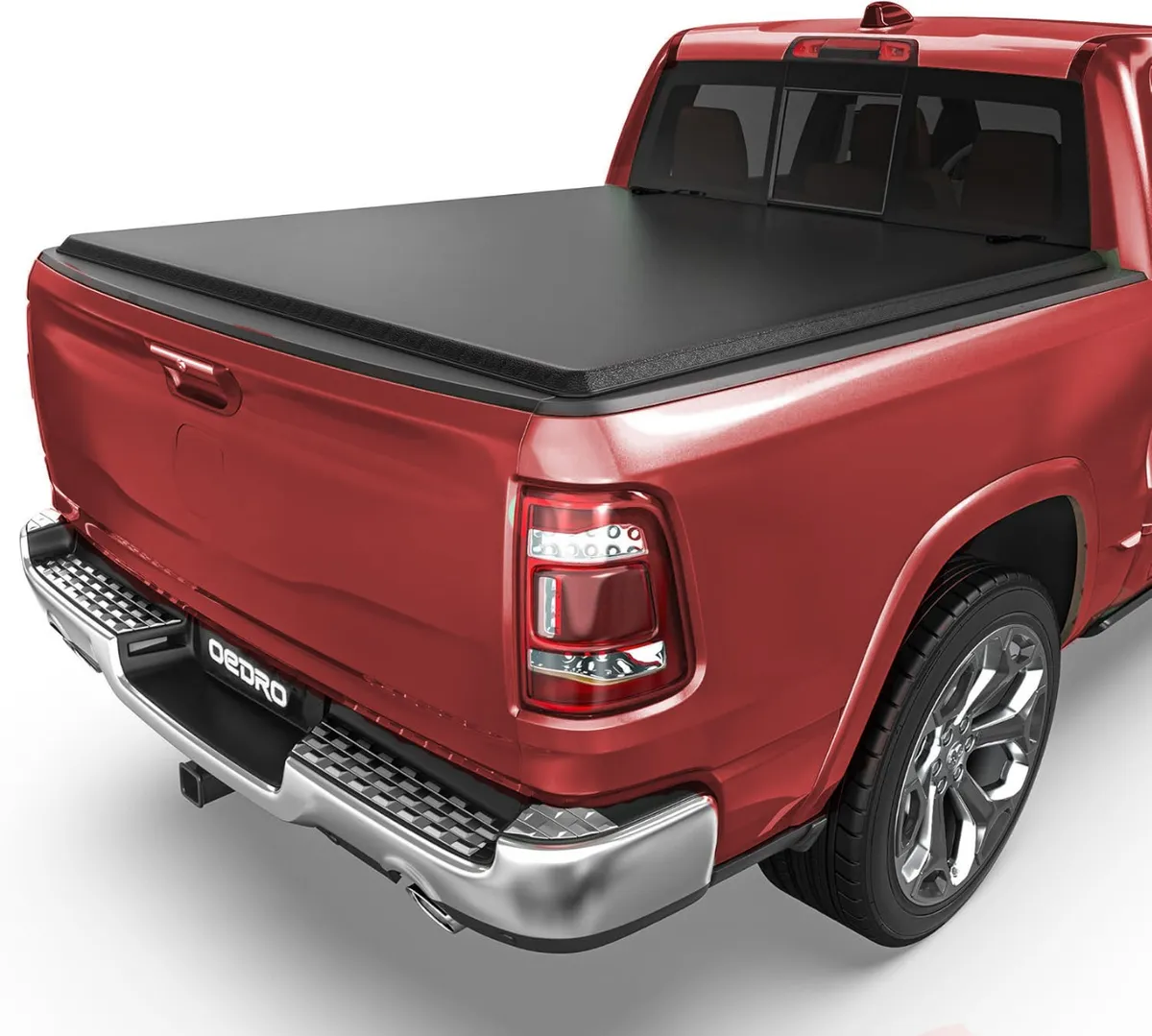 6.4FT Soft Roll-Up Truck Bed Cover Fits for Dodge Ram 1500 Classic 2002-2024 (Excl. New Body), Fits for  2003-2025 Dodge Ram 2500 3500| 6'4" (76") Bed