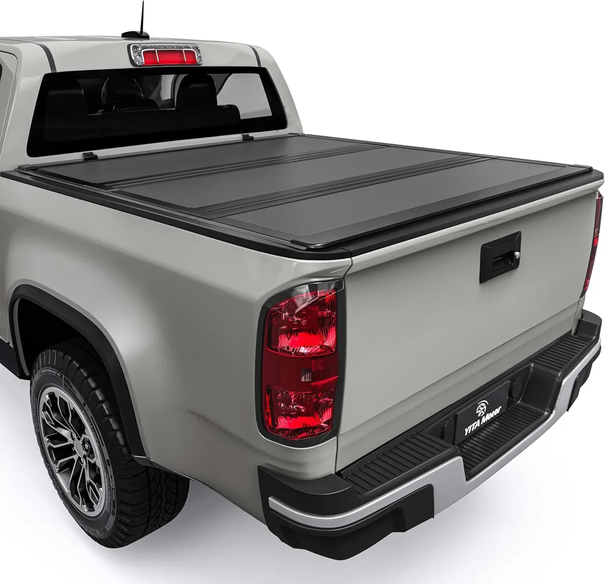 YITAMOTOR Low-Profile Hard Tri-Fold Tonneau Cover for 2015-2026 Chevy Colorado & GMC Canyon 5.2ft Bed