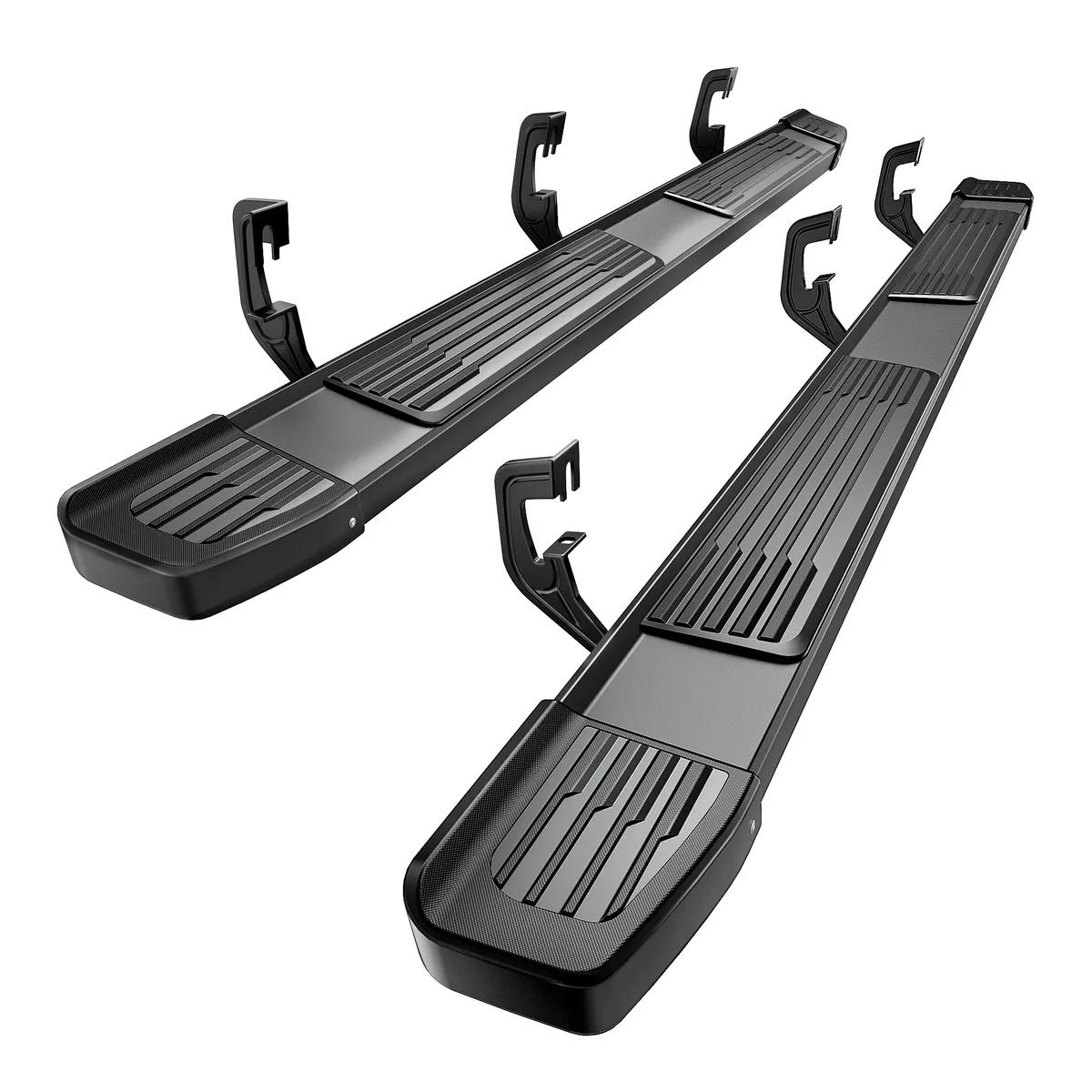 6 Inches Running Boards Compatible with 2007-2018 Chevy Silverado/GMC Sierra 1500, 2007-2019 2500HD 3500HD, 2019 LD/Limited Crew Cab, Stainless Steel
