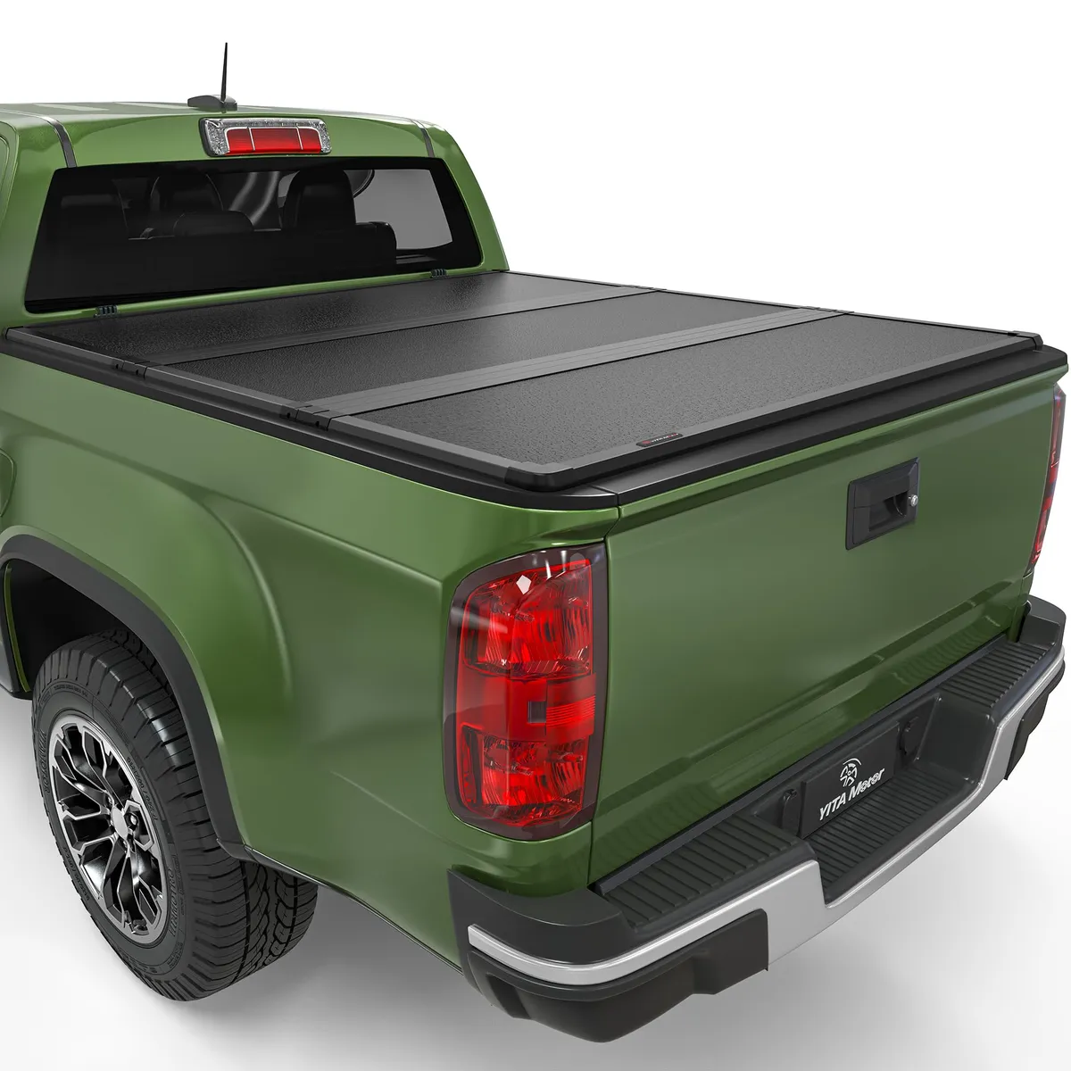 FRP Hard Tri-Fold Truck Bed Tonneau Cover Compatible with 2015-2026 Chevy Colorado/GMC Canyon 5.2 ft Bed