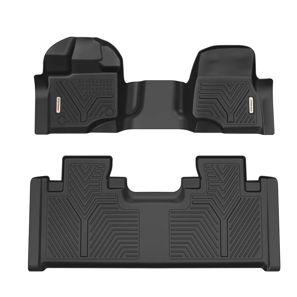 YITAMOTOR® 2015-2026 Ford F150 Super Crew Cab 1st & 2nd Row Floor Liners Floor Mats All Weather Protection