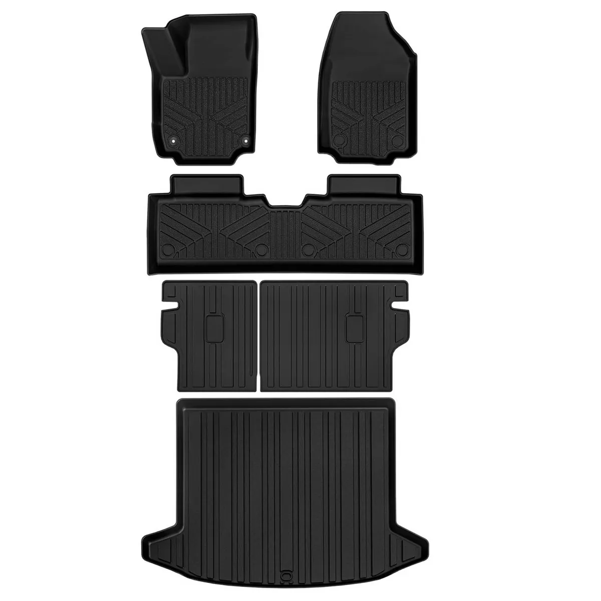 YITAMOTOR All-Weather Floor & Trunk Mat Set for 2025 2026 Chevy Equinox(Gas Only)