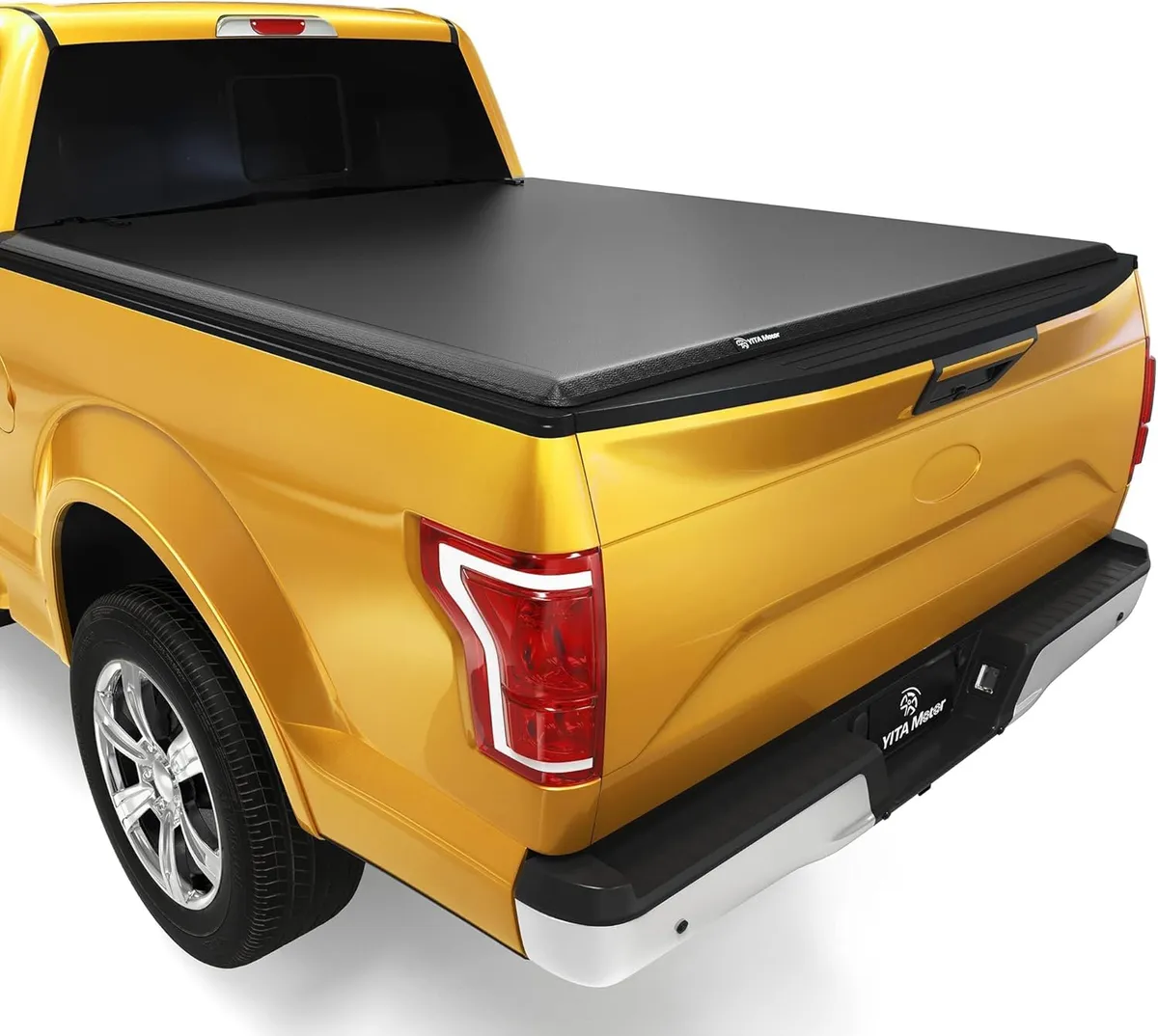 Soft Quad Fold Truck Bed Tonneau Cover Fits for Ford F-250 F-350 F-450 F250 F350 F450 Super Duty 2017-2025, 6.75 ft Bed
