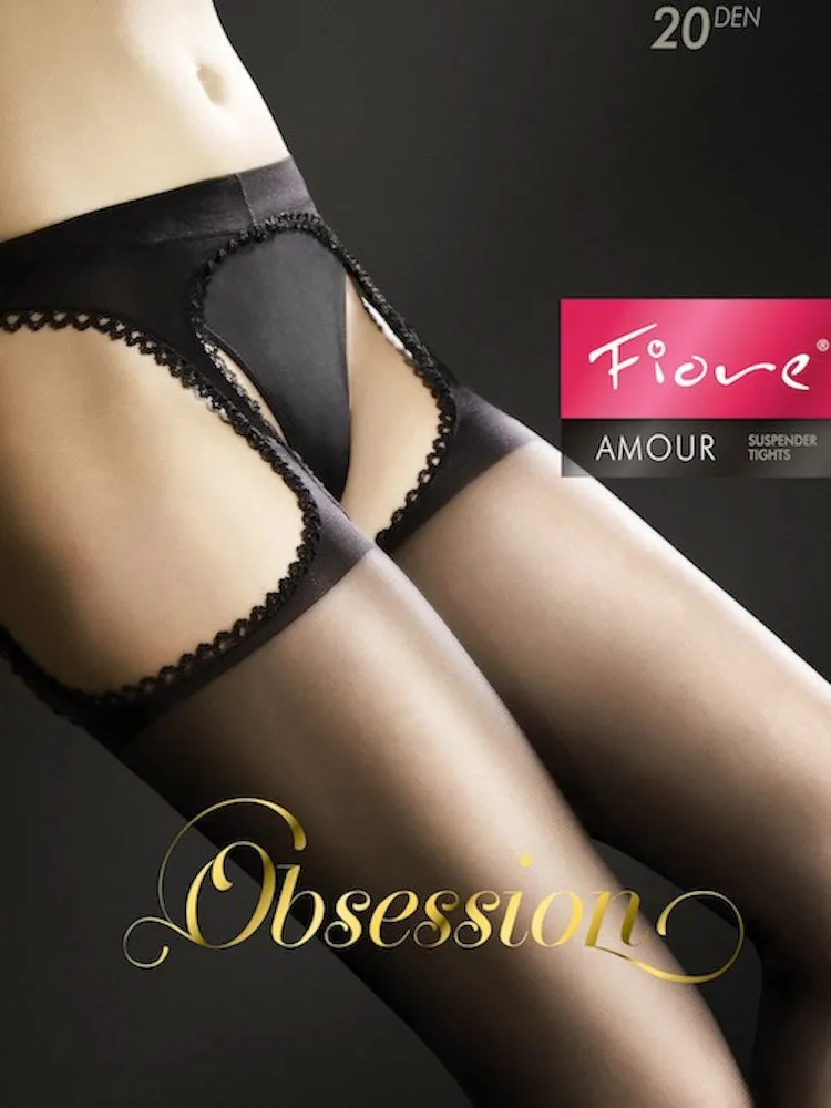 Fiore Amour Strip Panty Tights