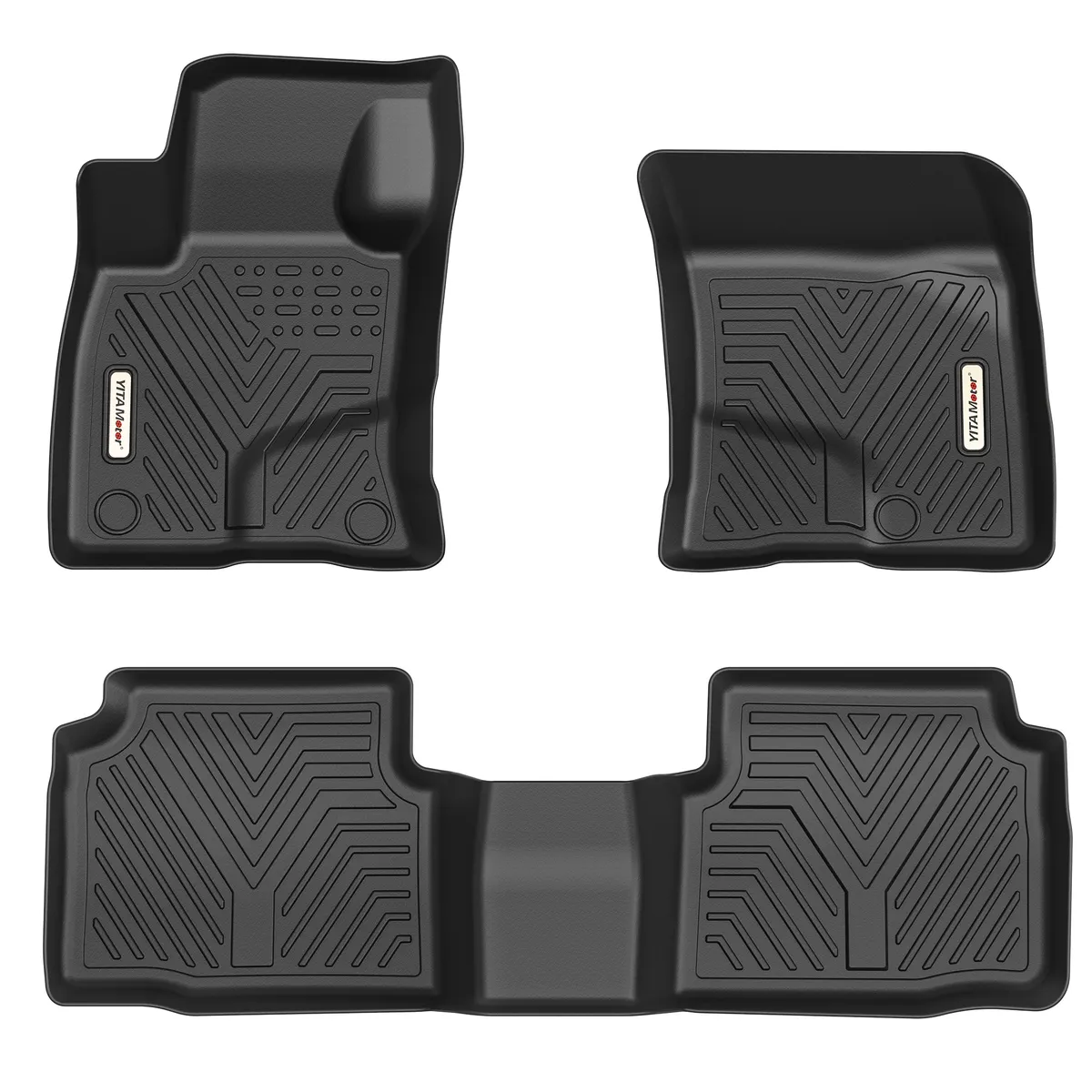 YITAMOTOR® Floor Mats for 2020-2026 Ford Escape NO Hybrid Floor Liners 1st & 2nd Row All-Weather Protection