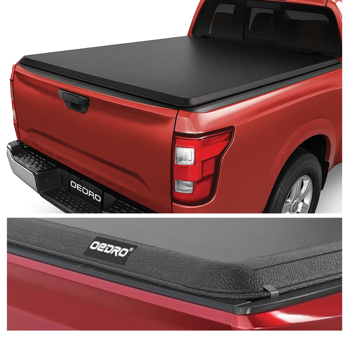 OEDRO 5Ft Soft Roll Up Truck Bed Tonneau Cover for 2005-2025 Nissan Frontier (ONLY for Models with Utili-Track System)