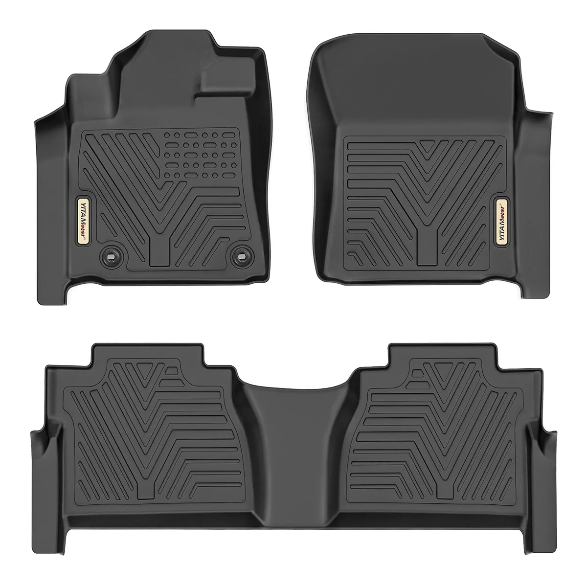YITAMOTOR® 14-21 Toyota Tundra Double Cab & Crew Max Cab Floor Mats 1st & 2nd Row Floor Liners
