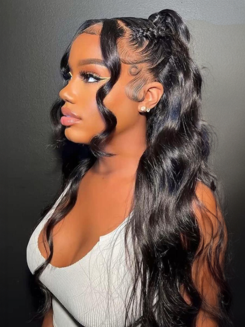 [Plus+ Exclusive] Real Ear To Ear 13x4 Pre-Cut Lace Front Body Wave Wig Super Secure Pre-Pluck & Pre-Bleached Pre-Everything Wig