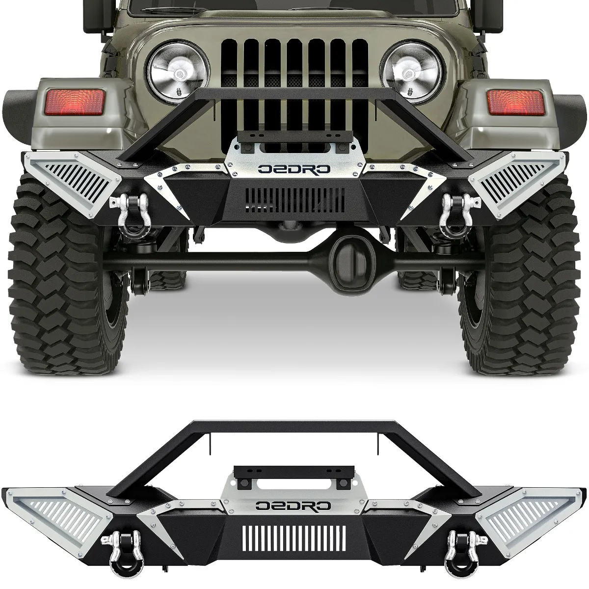 1997-2006 Jeep Wrangler TJ LJ Front Bumper | OEDRO®