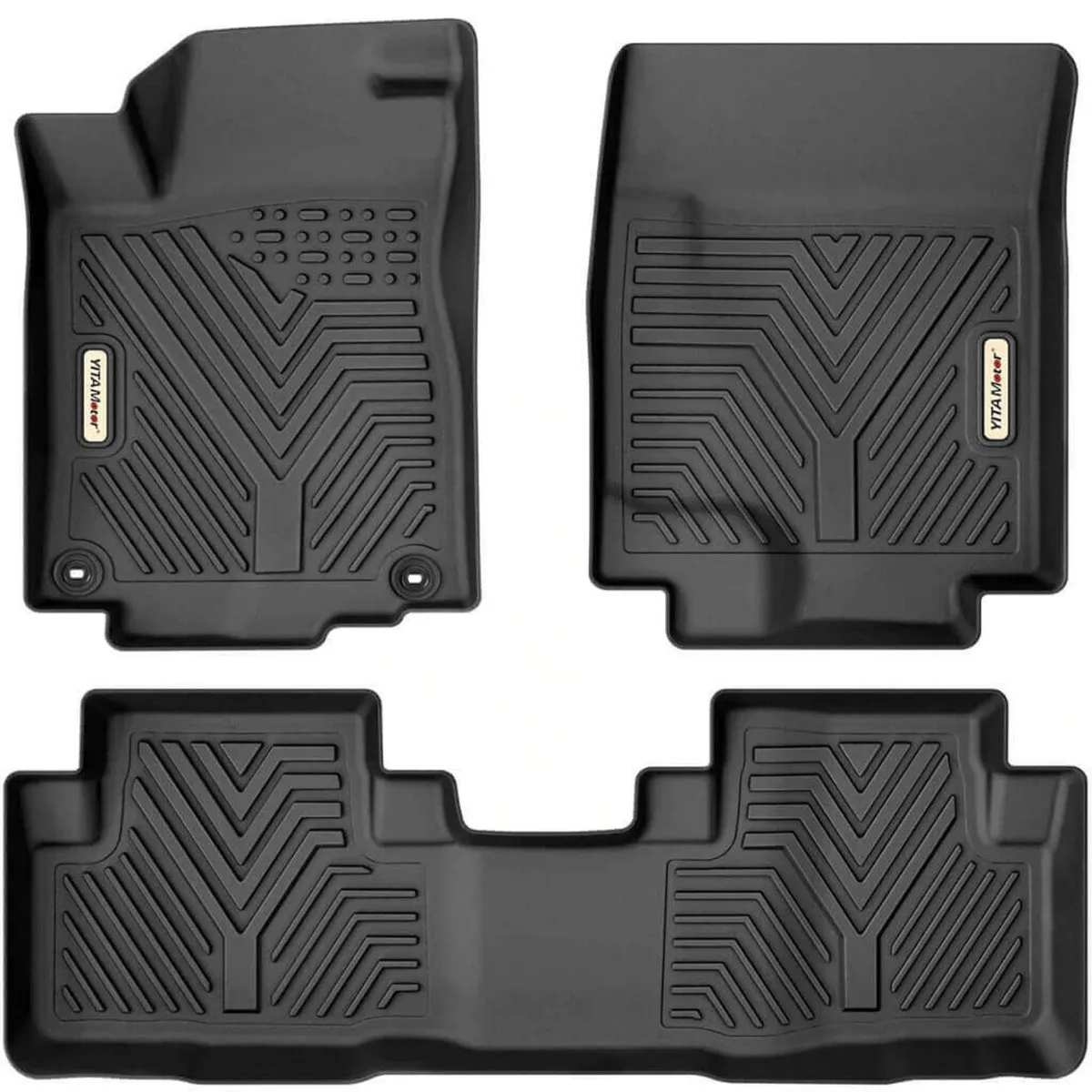 YITAMOTOR® Floor Mats for 2012-2016 Honda CR-V All-Weather Custom-Fit Front 1st & 2nd Row Floor Liner Set