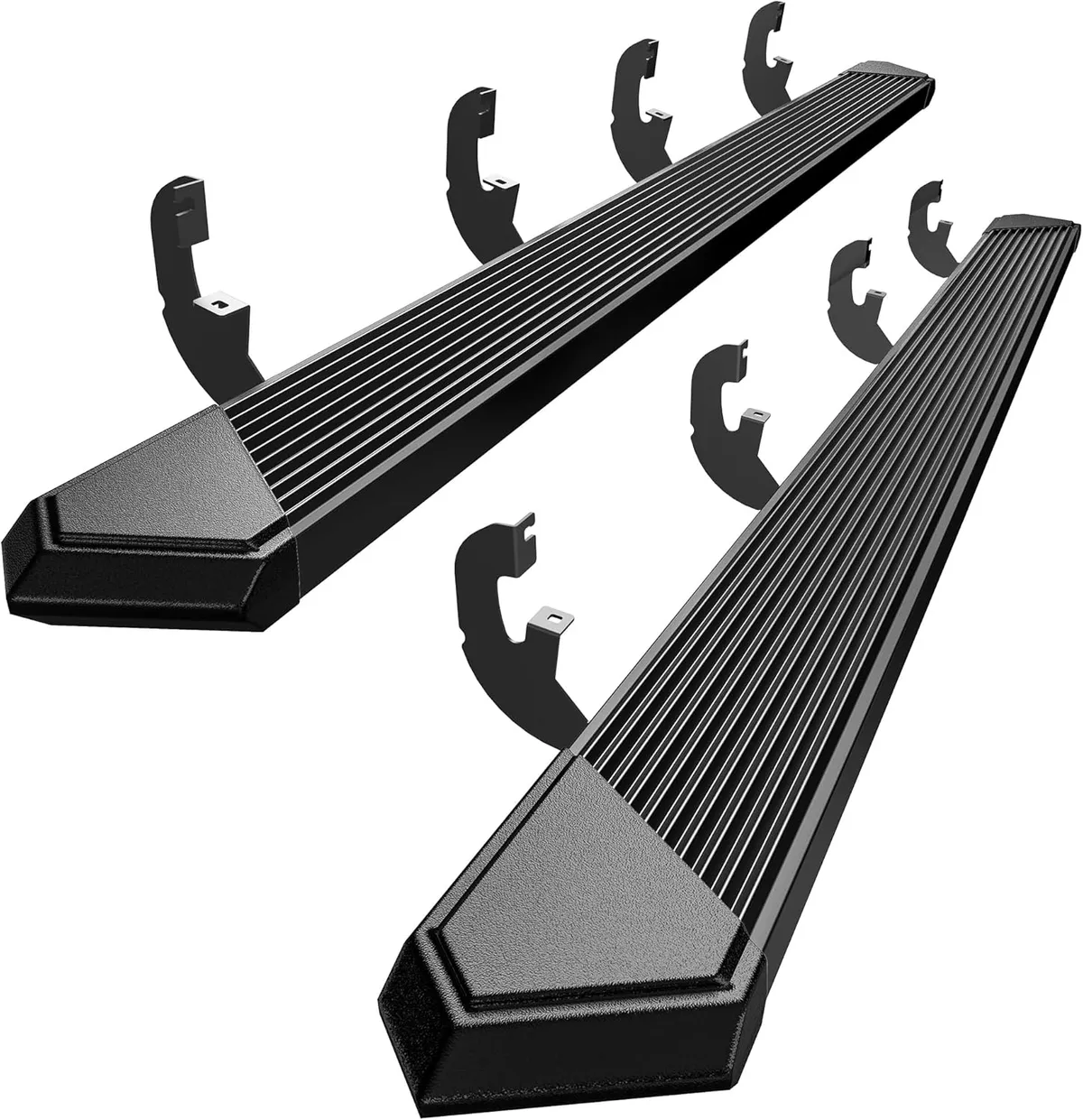 YITAMOTOR 6" Black Running Boards for 2019-2026 Chevy Silverado 1500 & GMC Sierra 1500/2500HD/3500HD Crew Cab | Nerf Bars