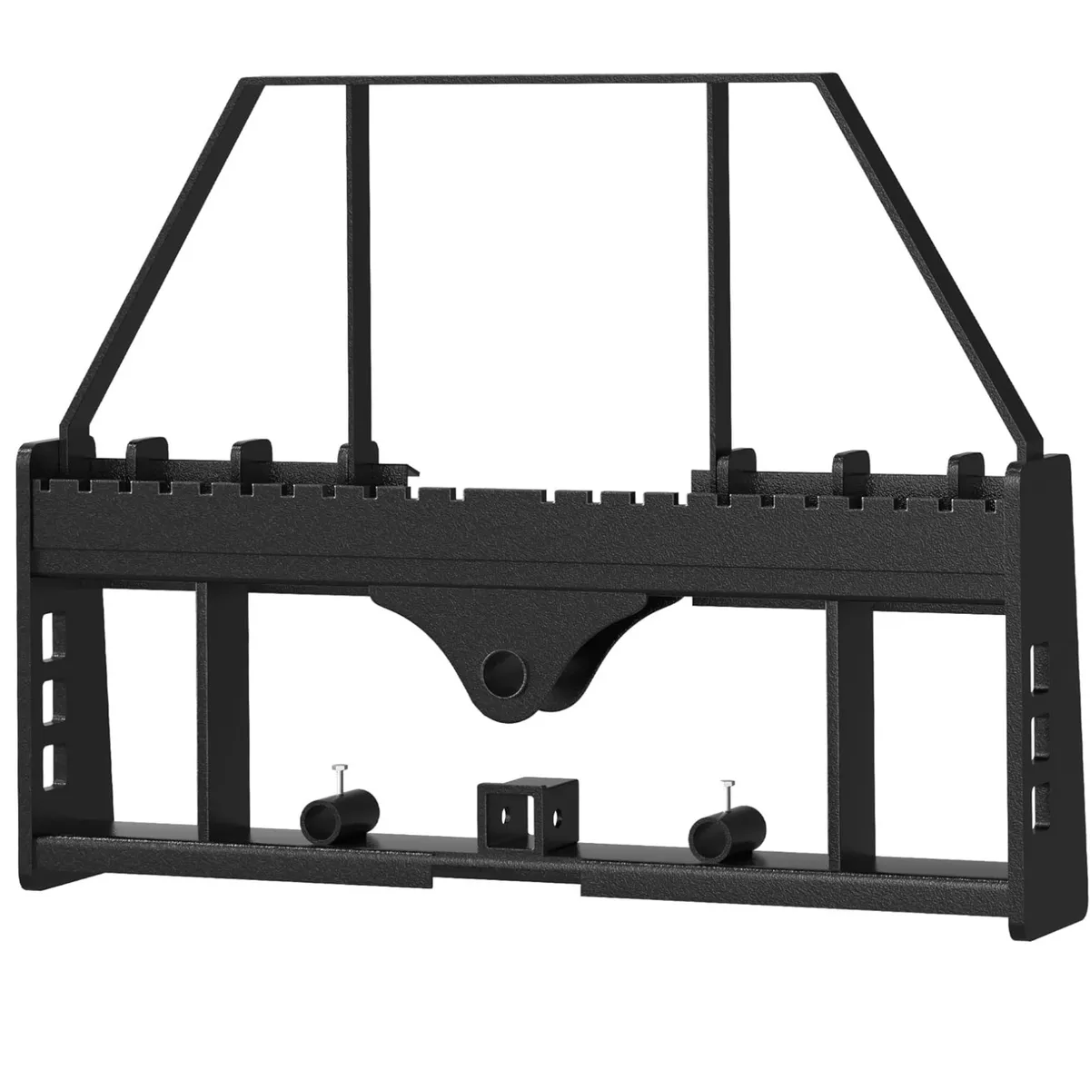 YITAMOTOR® 4000lbs Pallet Fork Frame Attachment, 45" Skid Steer Pallet Fork Frame with 2" Hitch Receiver & Spear Sleeves for Loaders Tractors Quick Ta