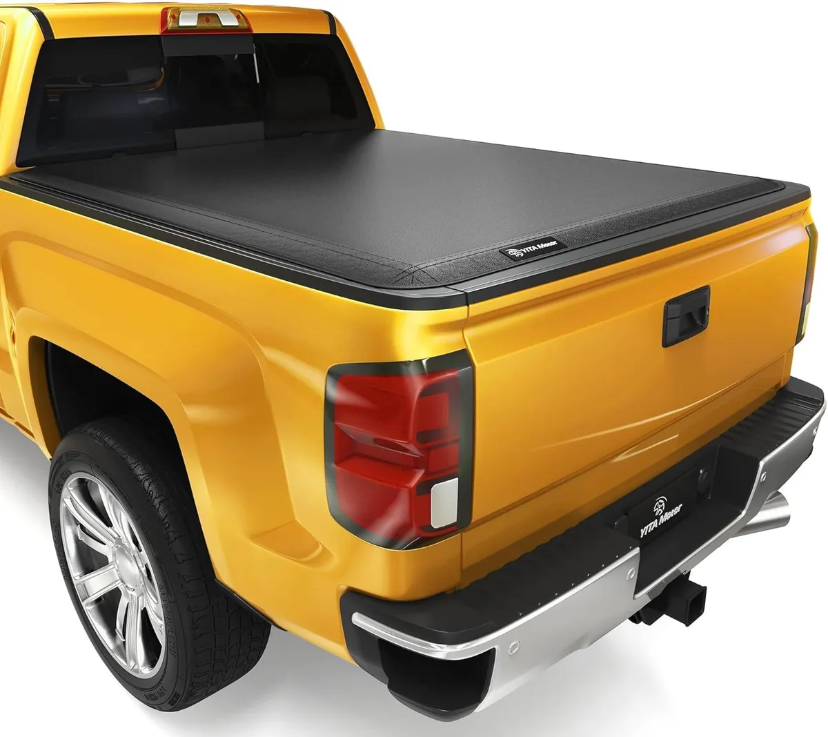 Quad Fold Tonneau Cover for 2007–2013 Silverado/Sierra 1500 6.6 ft Bed | YITAMOTOR