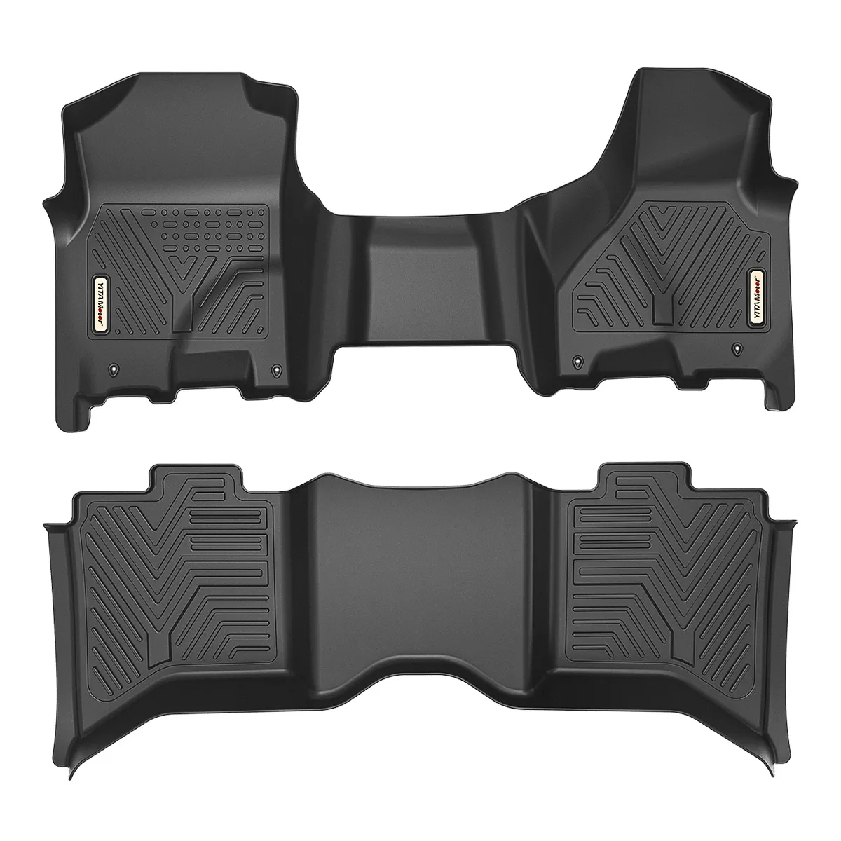YITAMOTOR® Floor Mats For 12-18 Dodge Ram 1500/2500/3500 Crew Cab,19-24 Ram 1500 Classic Crew Cab