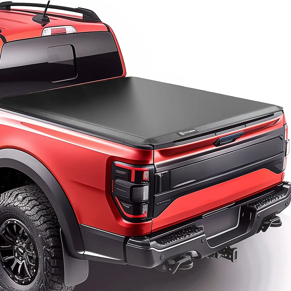 YITAMOTOR® Soft Tri-fold Truck Bed Tonneau Cover Compatible with 2022 2023 2024 2025 2026 Ford Maverick 4.5 ft (54") Bed