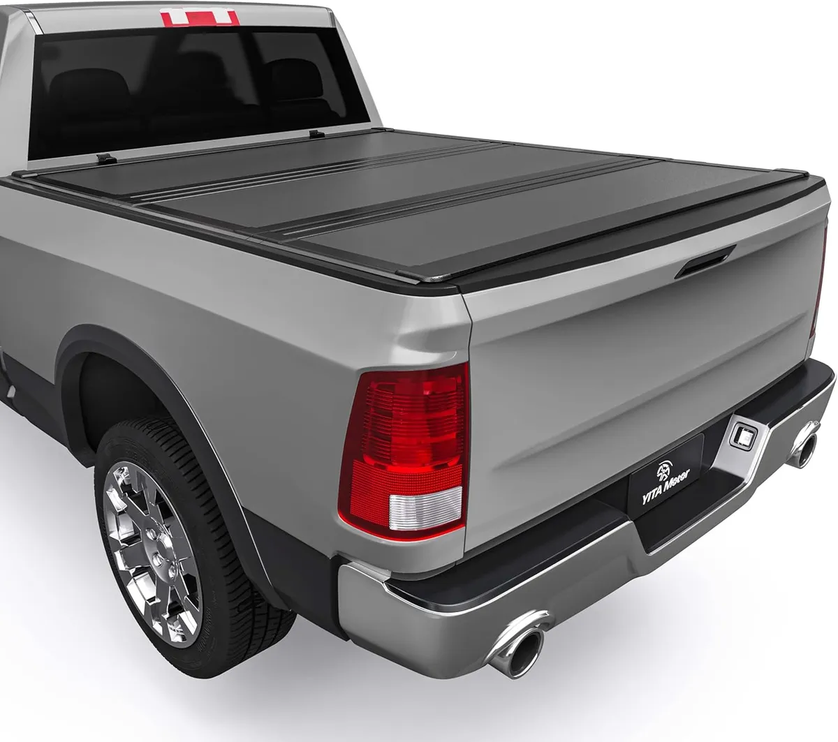 YITAMOTOR Low-Profile Hard Tri-Fold Tonneau Cover for 2019-2026 Ram 1500 New Body 6.4ft Bed (Without Rambox)