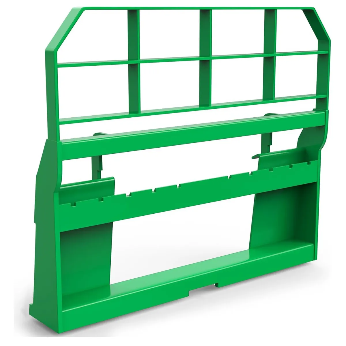 YITAMOTOR® 4000lbs Pallet Fork Frame, 46" Skid Steer Pallet Fork Frame for Kubota Bobcat Skid Steer Loaders Tractors, Green Steel