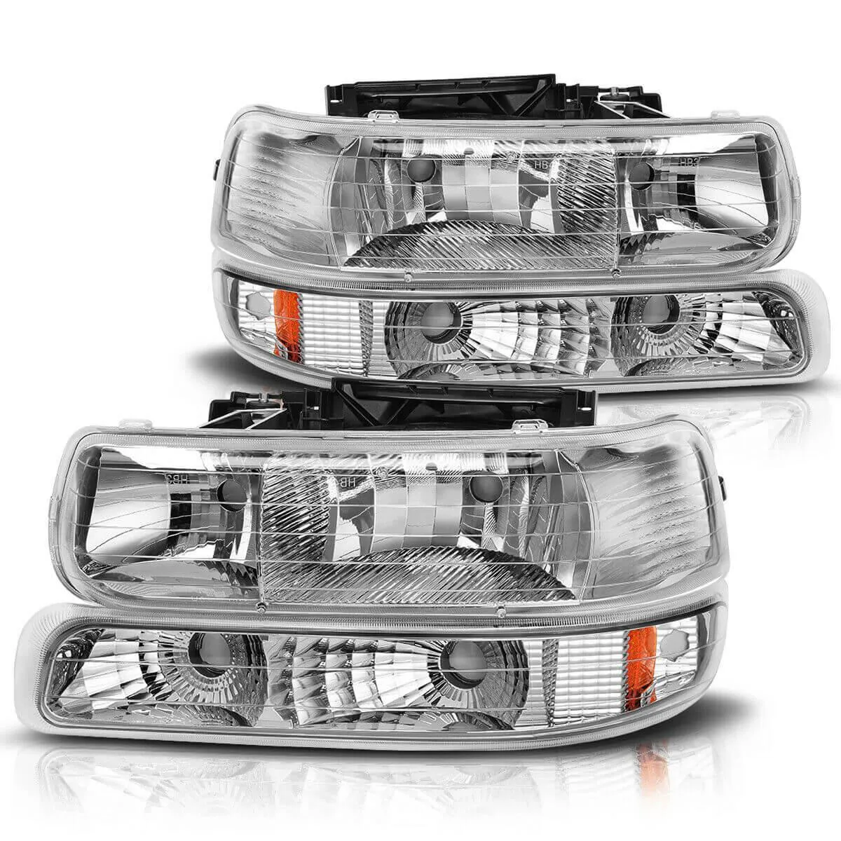 YITAMOTOR® 1999-2002 Chevy Silverado/2000-2006 Tahoe Suburban Headlight Assembly
