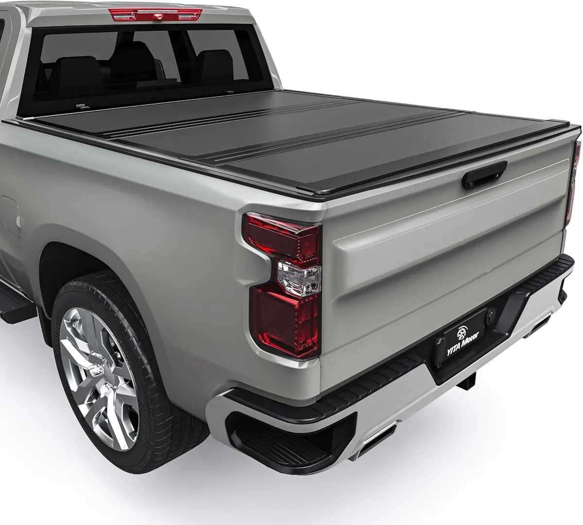 YITAMOTOR Low-Profile Hard Tri-Fold Tonneau Cover for 2019-2026 Chevy Silverado GMC Sierra 1500 New Body 5.8ft Bed