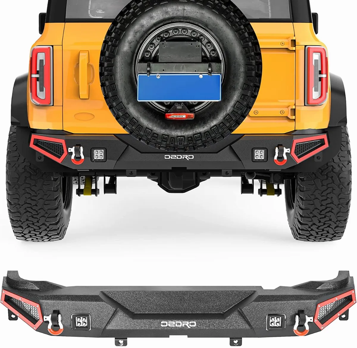 Rear Bumper for 2021-2025 Ford Bronco | Off Road Full-Width Bumper