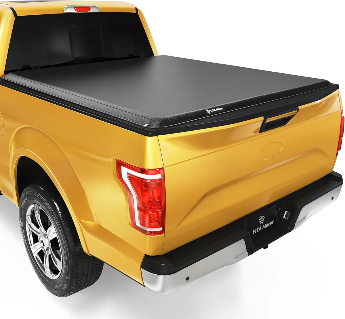 YITAMOTOR® 2015-2026 Ford F150 Soft Roll Up Truck Bed Tonneau Cover, Styleside 5.5 ft Bed