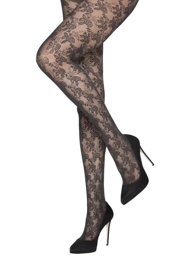 Charnos Tulle Floral Tights
